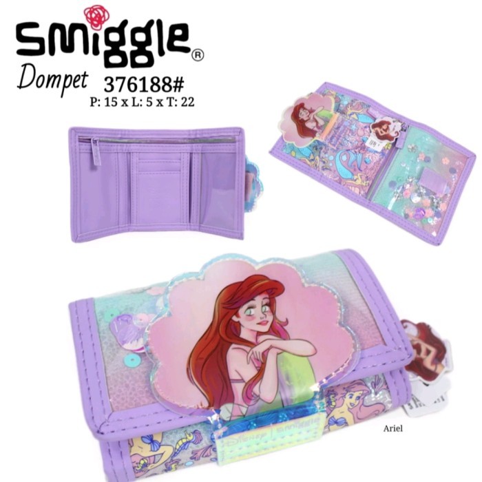 Smiggle Ariel Wallet/Dompet Ariel/dompet Anak Perempuan/Kado/Ori