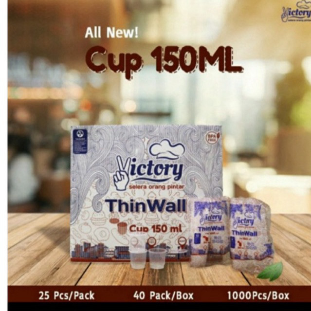 [READY] thinwall 150 ml cup agar puding 150ml