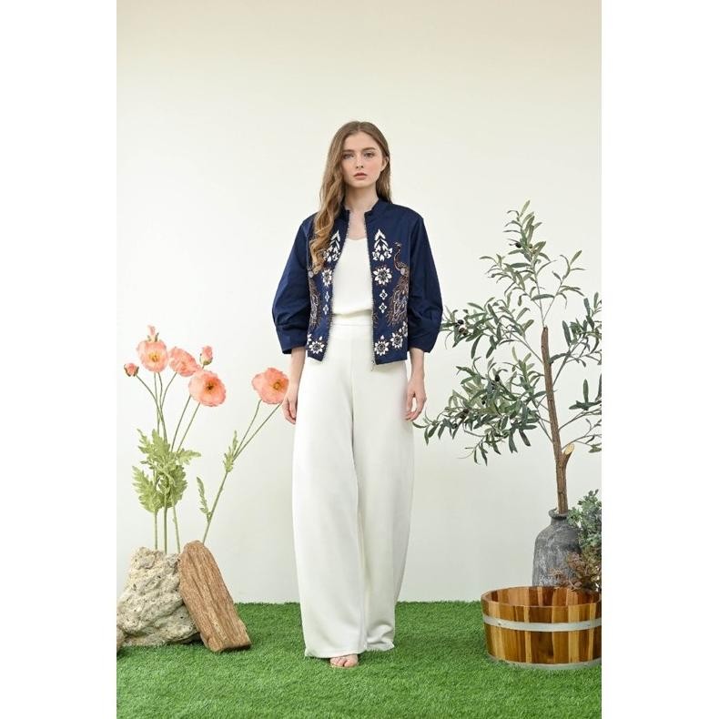 Outer batik Wanita 135 JM / Jaket Bomber Batik/ Luaran Batik/ Couple Batik/ Batik Pasangan