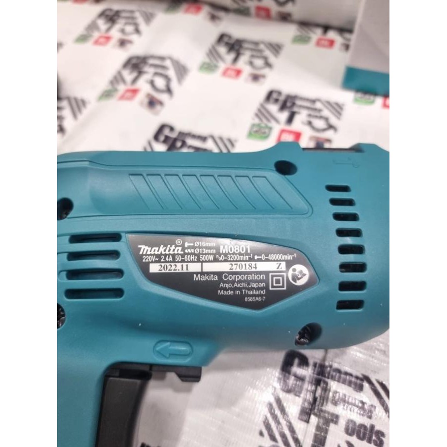 Mesin Bor Besi Beton Tembok Tangan Makita 13mm M0801B ABD
