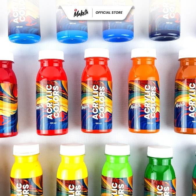 

Maketh Acrylic Paint Cat Akrilik 100 ml AP-100