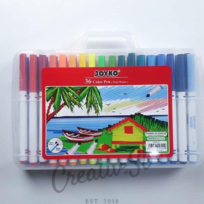 

Joyko Color pen Pulpen 36 Warna CLP-17