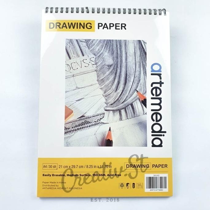 

BEBAS ONGKIR - Artemedia Drawing Book Sketch Book A4 30 Sheet