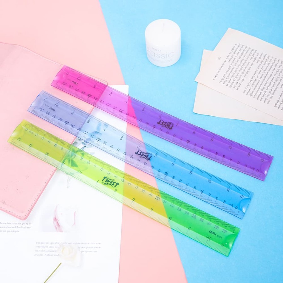 

Deli Penggaris Lipat School Drafting Flexible untuk penggunaan ringkas dan portable 30cm E6209
