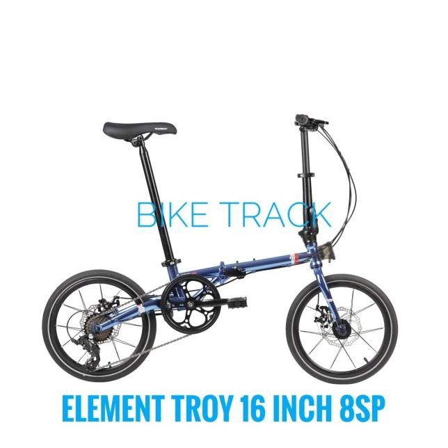 Sepeda Lipat Element Troy X10 Bla Diamond Chrome