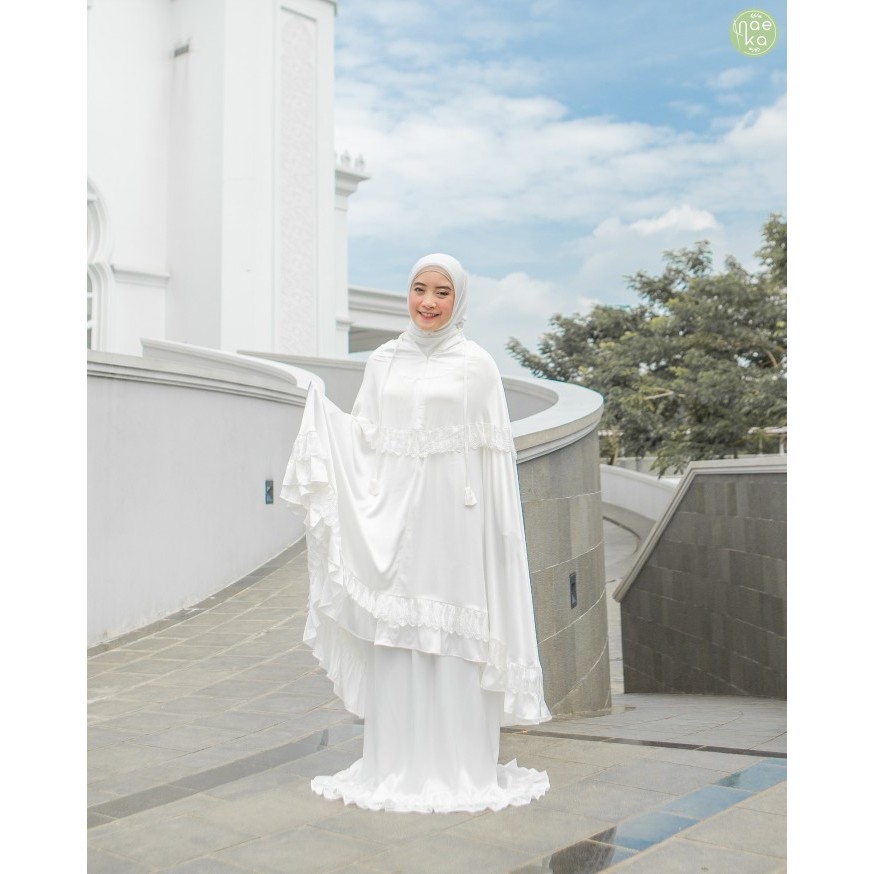 Mukena 2 in 1 Hajj Series Silk Premium Naeka Mukena Umroh