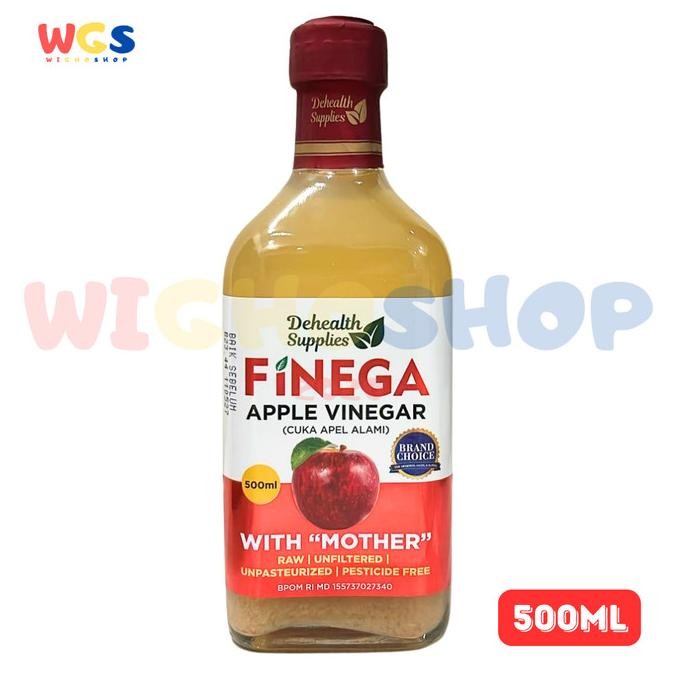 

MURAH Dehealth Supplies Finega Apple Vinegar With Mother 500ml