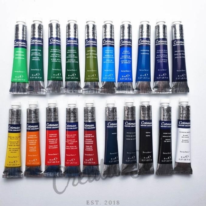 

BEBAS ONGKIR - Winsor & Newton Cotman Watercolour 8ml Tube Cat Air - Part 1