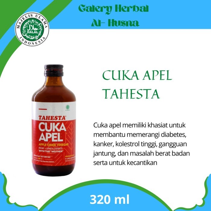 

HRG DISKON Tahesta Cuka Apel 320 ml Kaya Manfaat