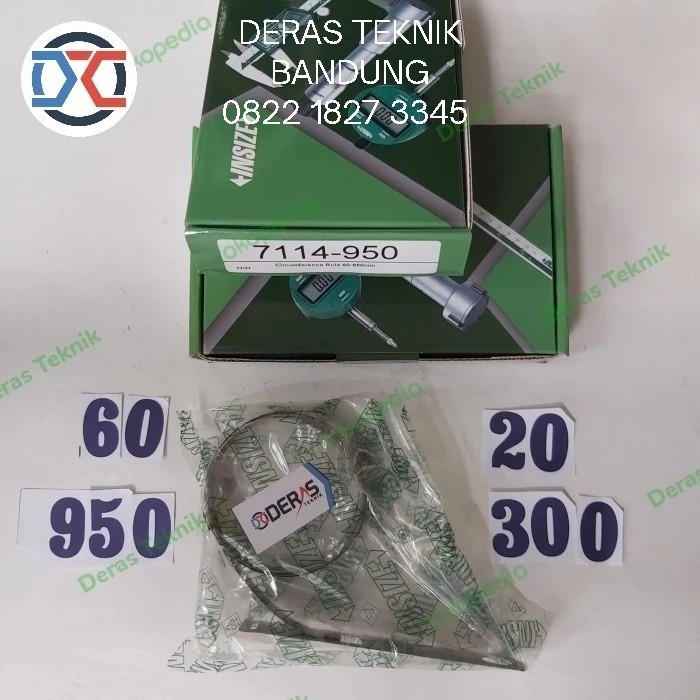 TERMURAH - CIRCUMFERENCE TAPE or DIAMETER TAPE or PHI BAND 30 cm INSIZE