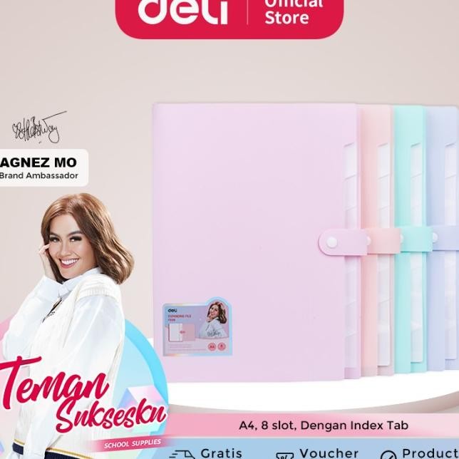 

TERBARU [DELI X AGNEZ MO] DELI EXPANDING FILE / TAS DOKUMEN / MAP HARM