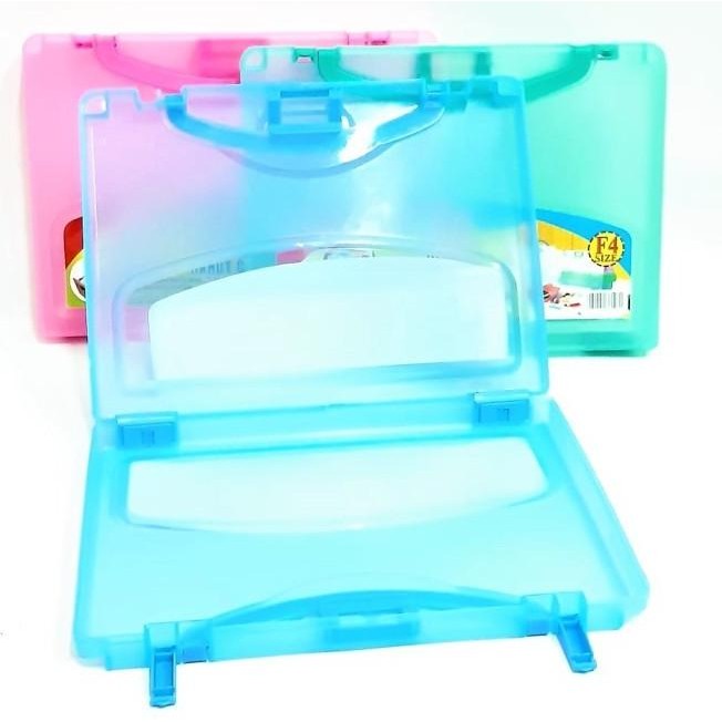 

FILE DOKUMEN CASE HCB FOLIO F4 FILE BOX PLASTIK + PEGANGAN TAS TENTENG TERBATAS