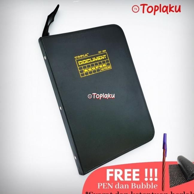 

TOPLA MAP DOKUMEN KEEPER RESLETING ANTI AIR KULIT 20 TAS FILE