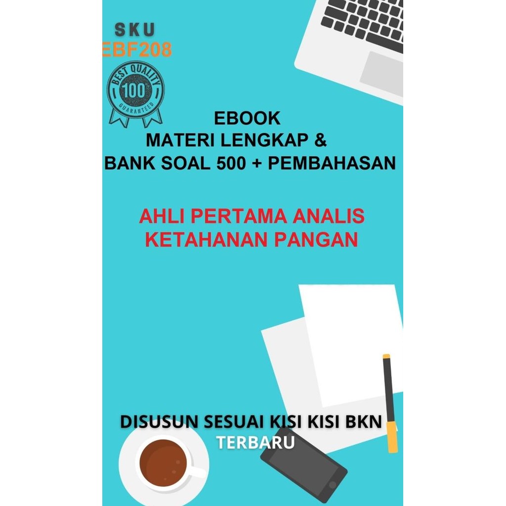 Ebook Materi & Bank Soal Ahli Pertama Analis Ketahanan Pangan Cpns Pppk