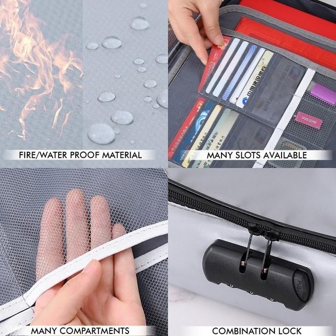 

BERKUALITAS TAS PENYIMPAN DOKUMEN TAHAN API DAN AIR TEMPAT BERKAS MAP - TK005