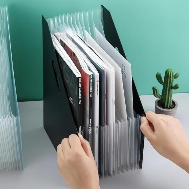 

STANDING FILE A4 / FILE FOLDER DOCUMENT BAG / TAS DOKUMEN FILE FILE FILLING FOLDER 13 SEKAT