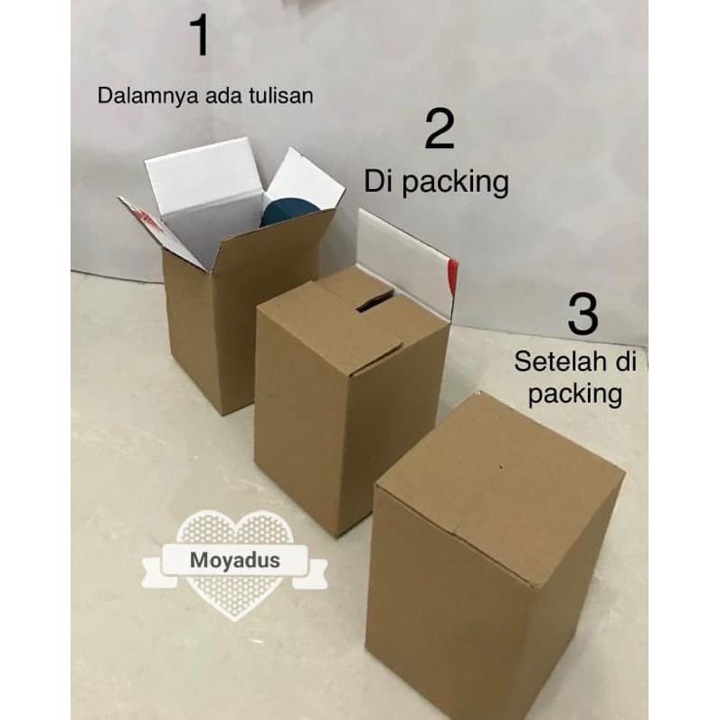 

kardus/karton/box uk.10x10x10 cm untuk packing , MP