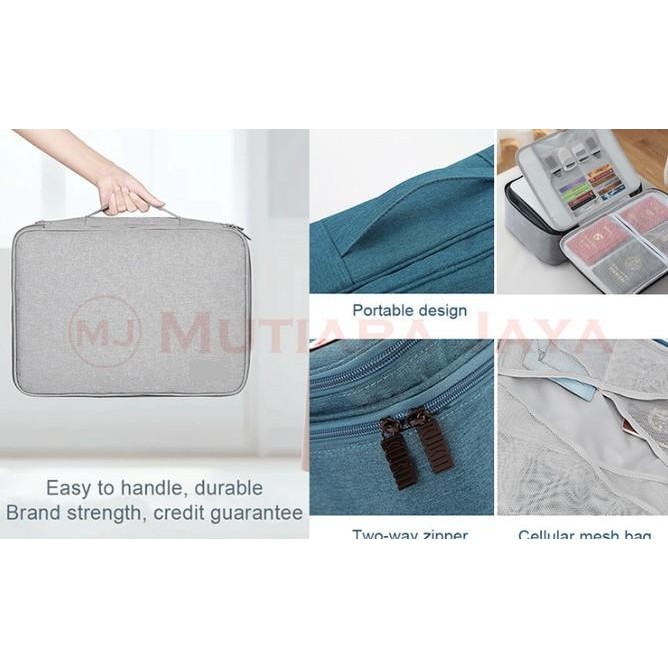 

J18 BUBM TAS KOPER DOKUMEN ORGANIZER DENGAN KUNCI P6X