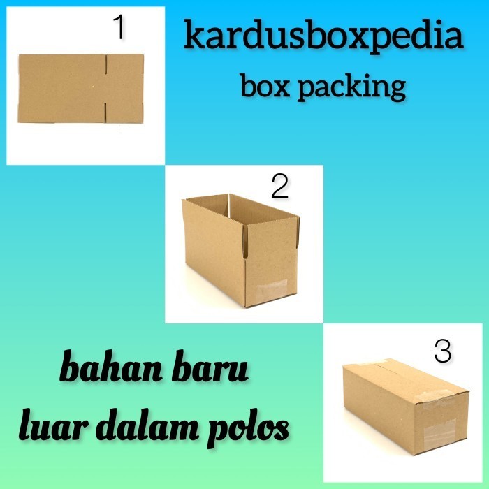 

corrugated box BARU 10x7x5 POLOS kotak/kardus/karton packing packaging