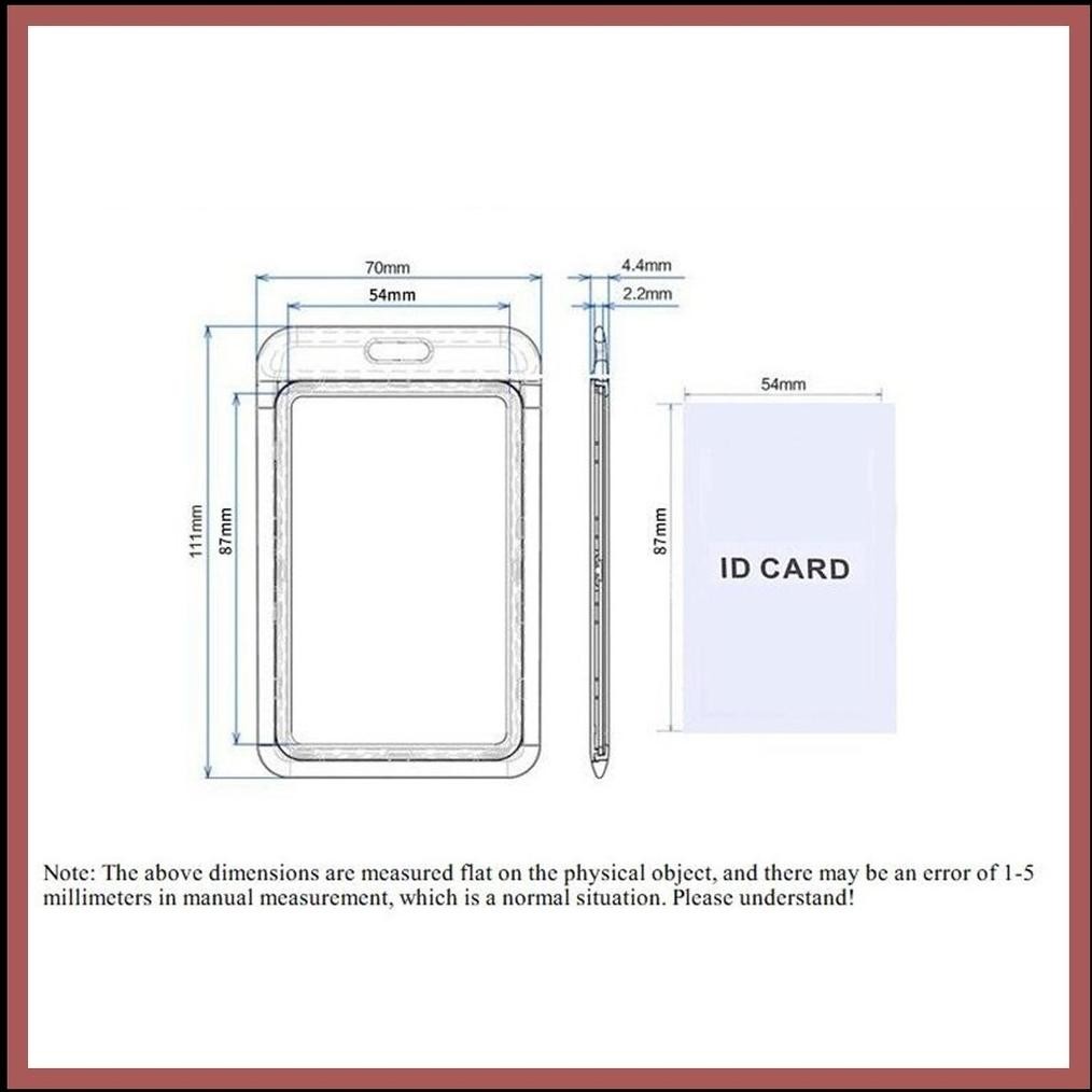 

ID Card Holder Card Frame ID Card NameTag Model Box