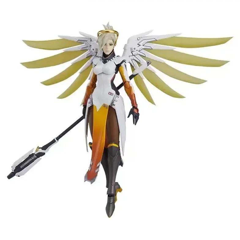 in stock good smile original figma 427 overwatch mercy anime action figure model children's gifts