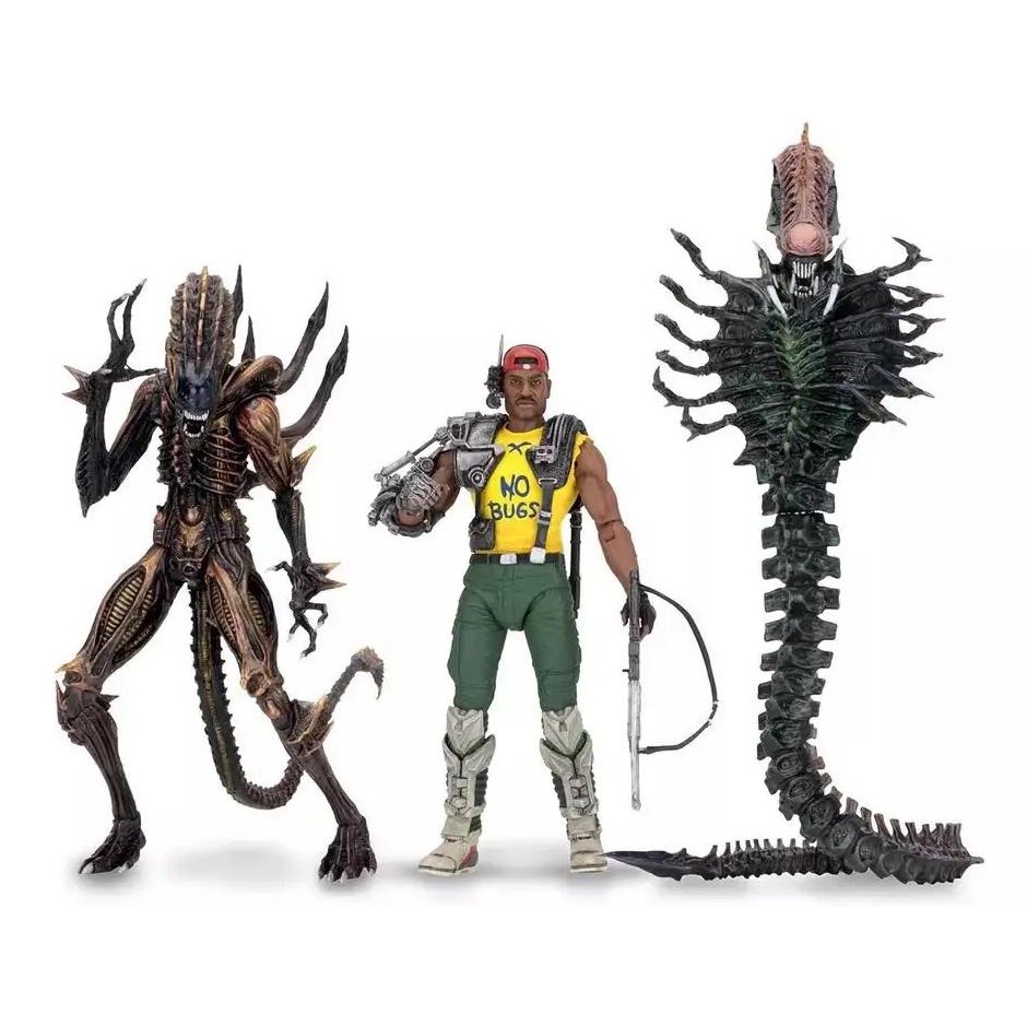 neca aliens series 13 apone / snake alien / scorpion alien pvc action figure collectible model toy