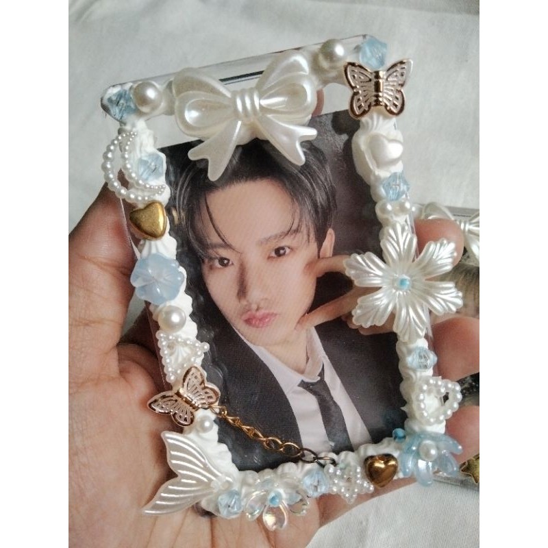 Photo Holder / Card Holder / Deco Cream Photo Holder Kpop / PC holder Kpop