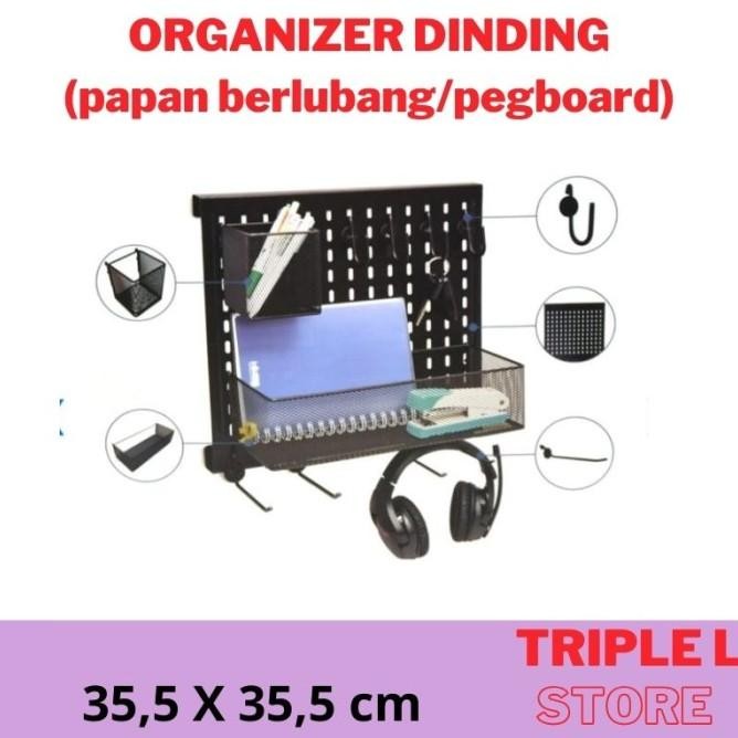 

Papan Berlubang Pegboard Rak Dinding Wall Organizer Lengkap Terbaik