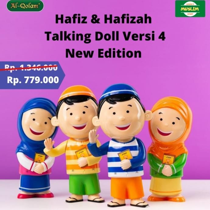Hafiz dan Hafizah Talking Doll Versi 4 | Boneka Pintar by Al Qolam