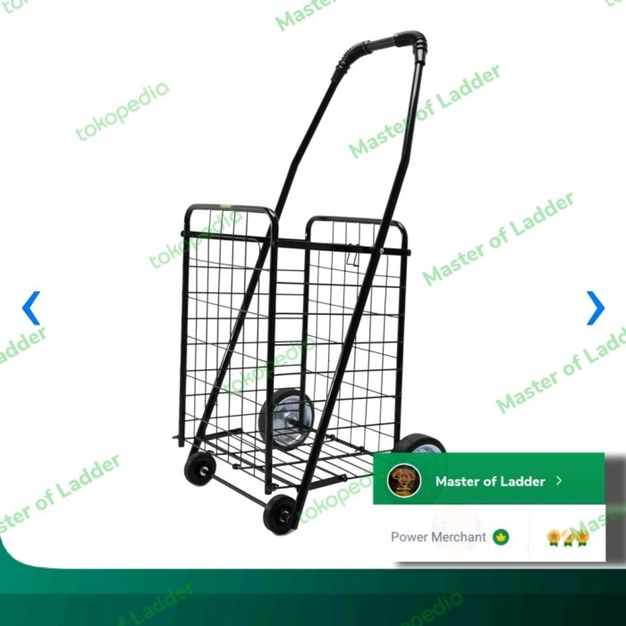 Terlaris Troli Lipat Belanja Krisbow Besi/Trolley Shopping
