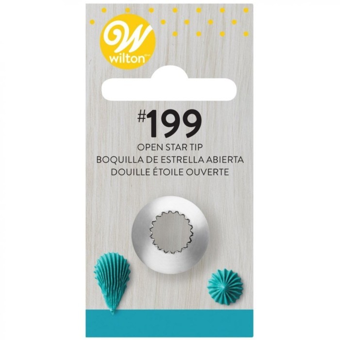 

Wilton Spuit ButterCream Tip 199 Motif Open Star Stainless