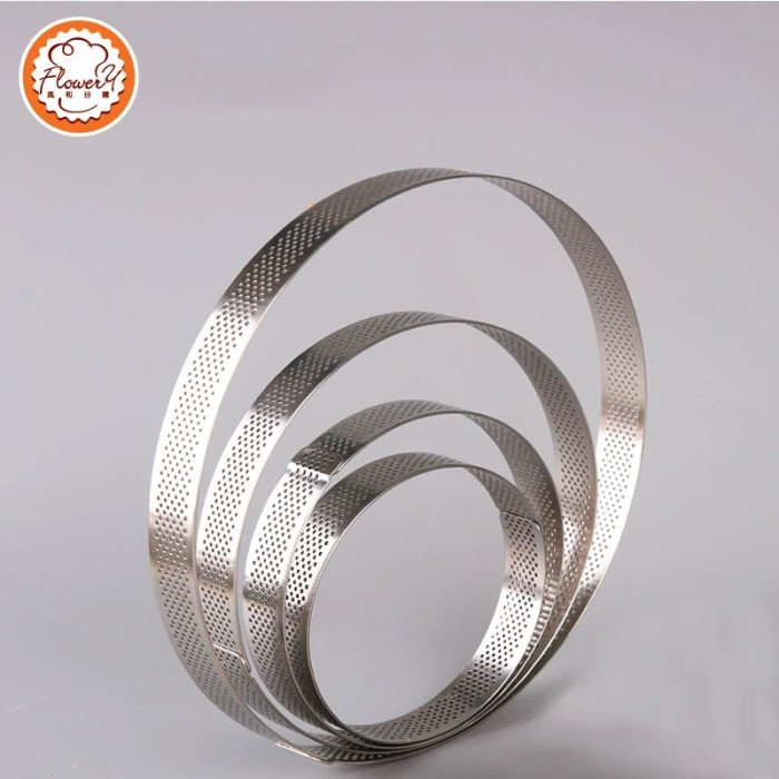 

Flowery MY44116 - Perforated Round Tartlet Ring 20.cm
