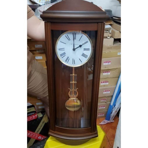 HARGA DISC - jam dinding bunyi Westminster Wellington angka Romawi kuno