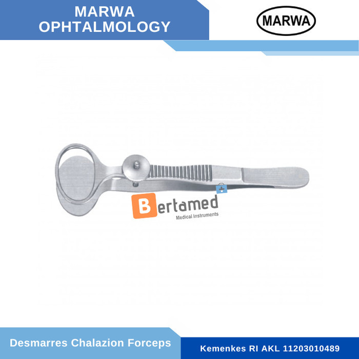 Diskon Desmarres Chalazion Forcep - Oval Jaws