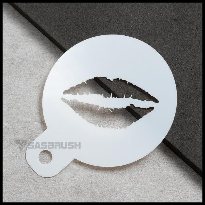 

TERMURAH STENCIL CETAKAN GAMBAR AIRBRUSH- KECIL - LIPS !