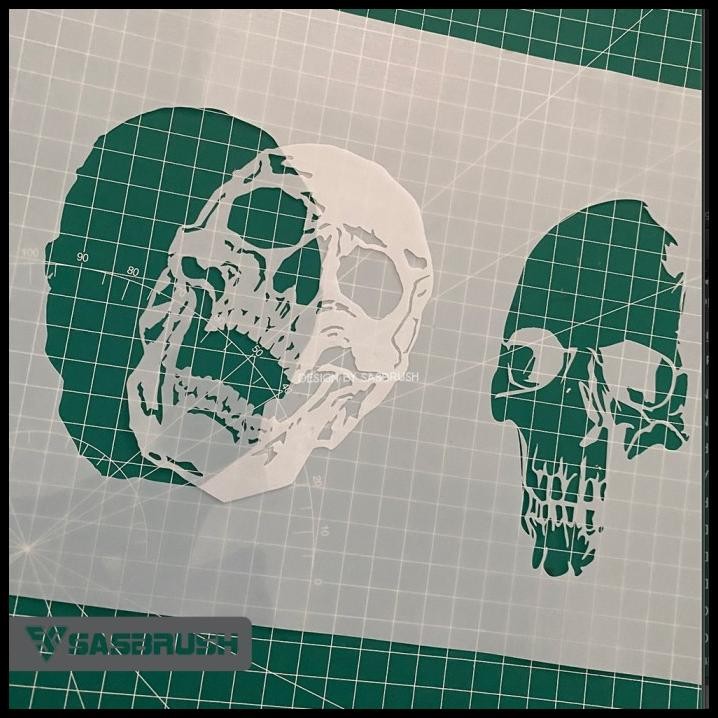 

GRATIS ONGKIR STENCIL SKULL 2A