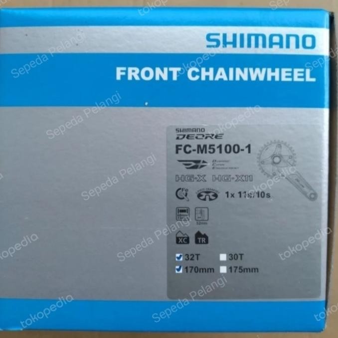 Crank Deore M5100 Singel