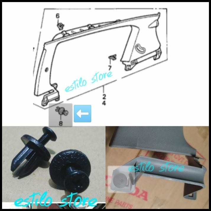 TERBARU KLIP SISI SAMPING PILAR B INTERIOR HONDA ESTILO GENIO CIVIC SR3 EG6 