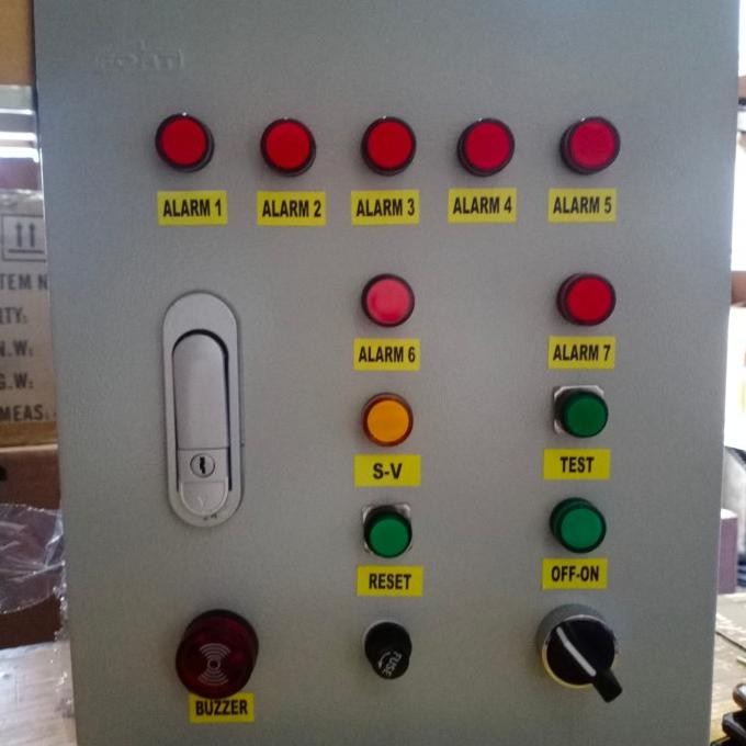 panel alarm gas 7 zone