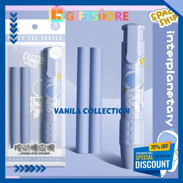 

READY-PENGHAPUS MEKANIK KARTUN MECHANIC/MECHANICAL ERASER/PENGAPUS MEKANIK KARTUN CUTE KARTUN FREE 2 PC REFILL-GI BEST SELLER