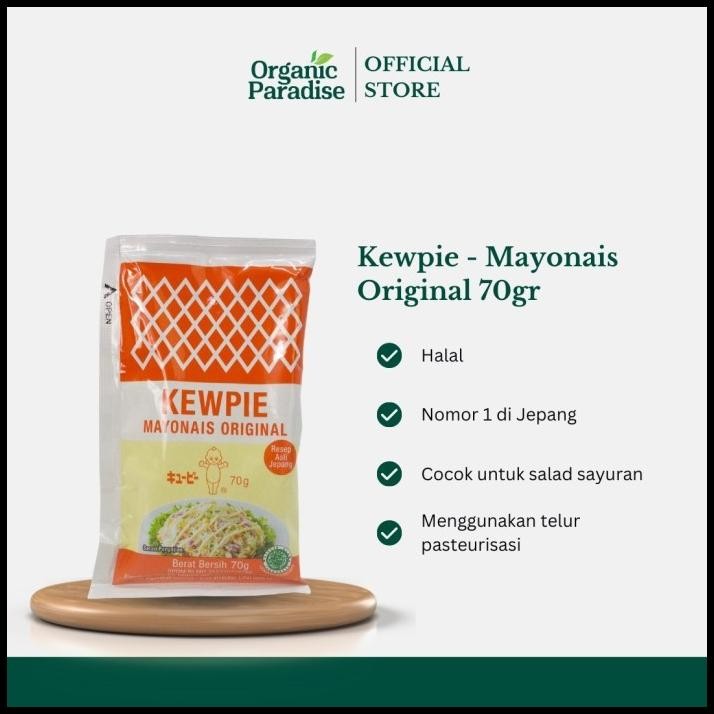 

HOT DEAL KEWPIE MAYONAIS ORIGINAL MAYO MAYONAISE SACHET HALAL 70 GRAM !!!!!!