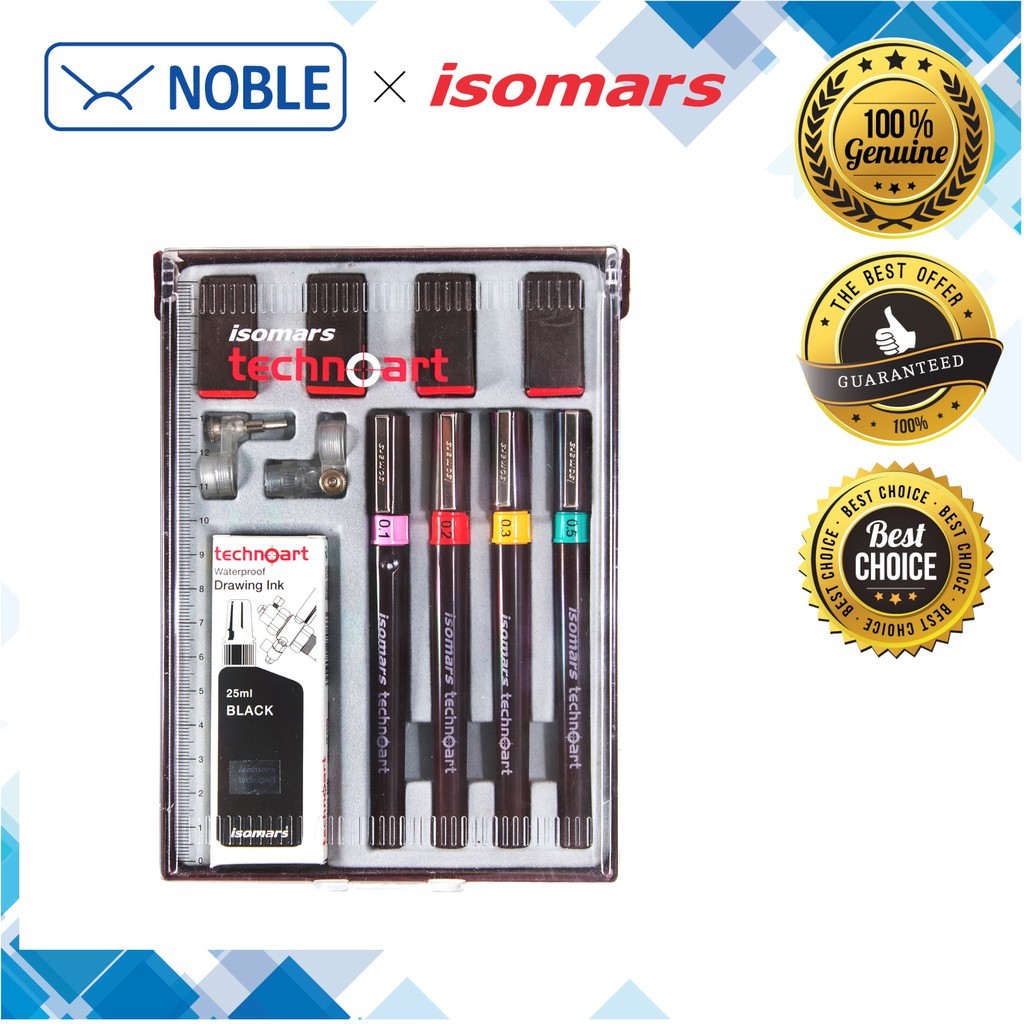 

Set Pena Gambar Teknis Isomars Technoart 4 (Ukuran: 0,1, 0,2, 0,3 & 0,5, Coklat) |hV1rT7D5|
