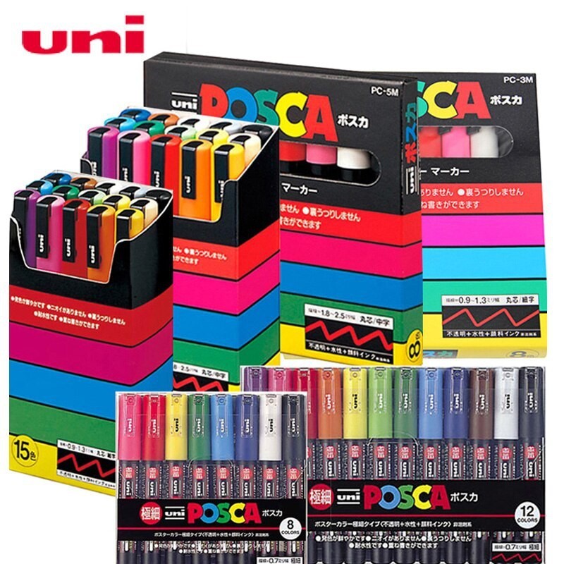 

Set Spidol Cat Uni Posca untuk menggambar di banyak bahan |ytcMEOKG|