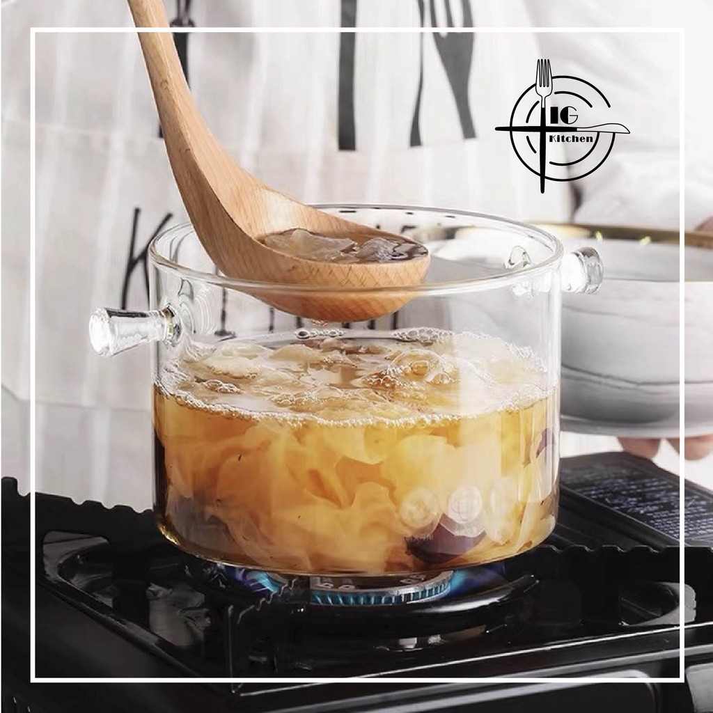 IG=@Mangkuk Mi Instan Kaca Borosilikat Tinggi Dengan Tutup Mangkuk Transparan Oven Microwave Dapat M