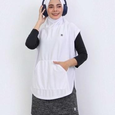 Kaos Dry Fit Wanita Vest Rompi Hijab Olahraga Wanita Sport Gym Fitness