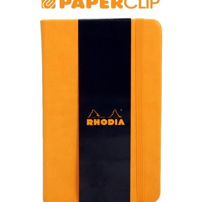 

Webnotebook Rhodia Hard Cover Orange 9X14 Blank 118078C New