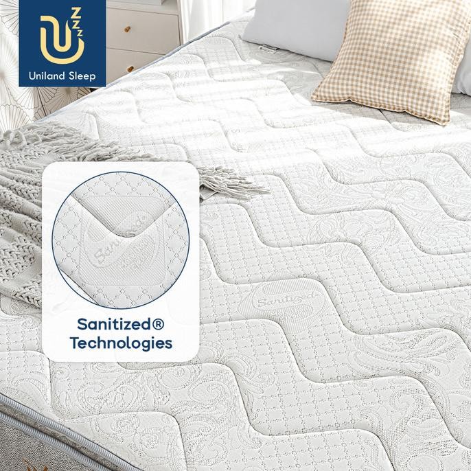 Kasur Pocket Spring Bed Latex HR Single Pillowtop 30cm Uniland Sleep