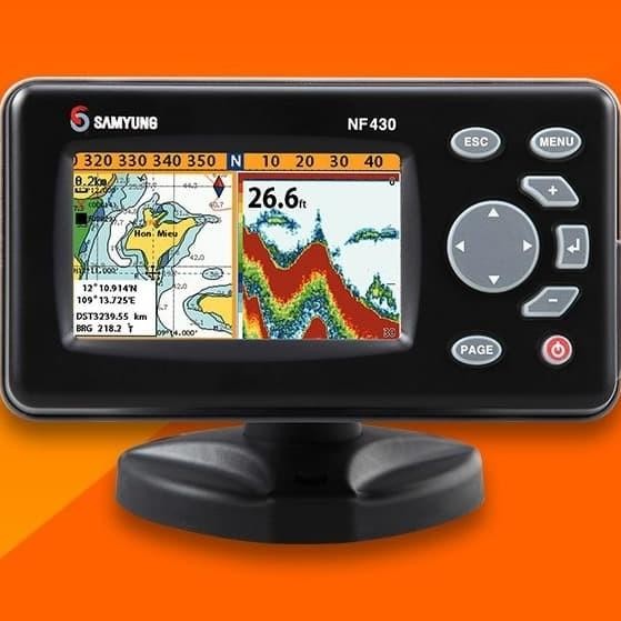 SAMYUNG NF 430 GPS FISHFINDER NF430 SOUNDER COMBO