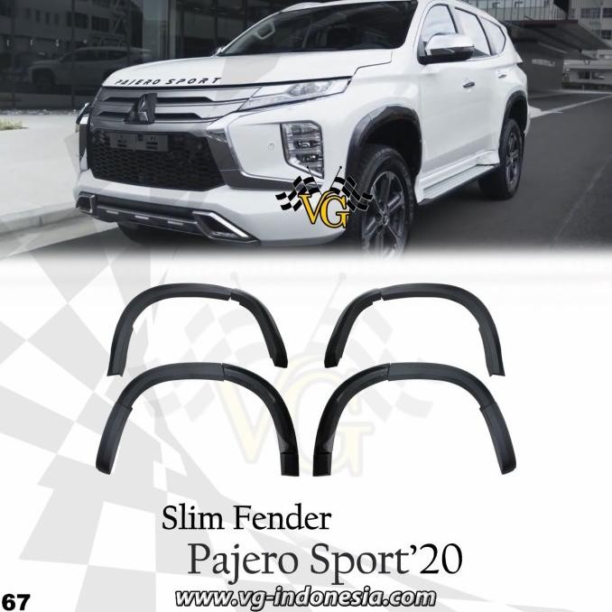 Over Fender Pajero 2021 Import Plastik/Over Fender Pajero Sport 2021