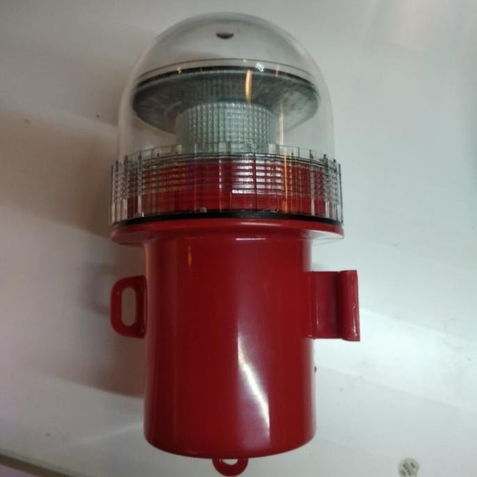 Lampu Navigasi Kapal Tenaga Surya / lampu klip jaring nelayan 1 warna